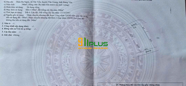 Cơ hội đầu tư - sở hữu ngay lô đất đẹp tại Tân Tiến Văn Giang Hưng Yên