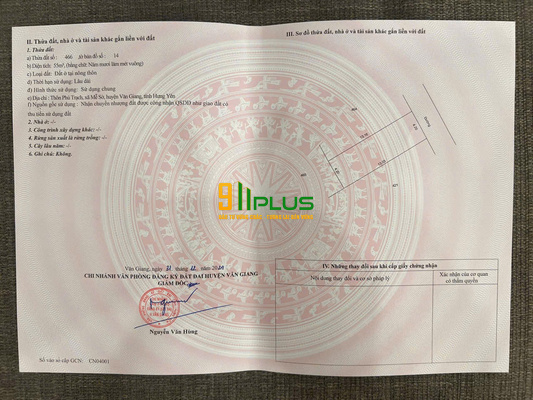 Chính chủ bán lô đất siêu hot - thôn Phú Trạch xã Mễ sở Văn Giang Hưng Yên - Đón đầu siêu dự án Xuân Cầu