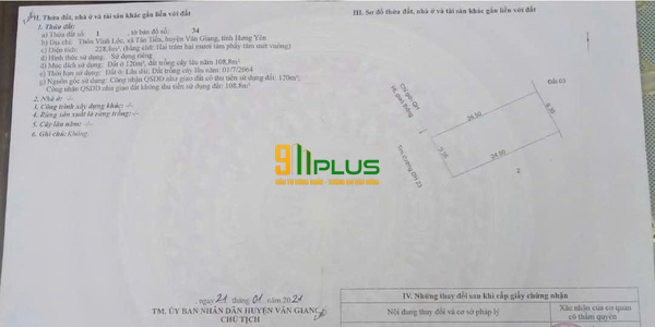 Bán lô đất mặt đường Phó Đức Chính - Vĩnh Lộc, xã Tân Tiến, Văn Giang